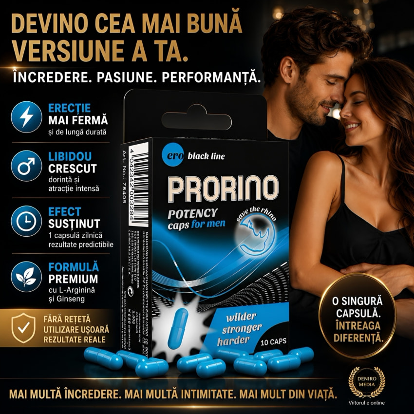 Pastile Vigoare Prorino 10capsule