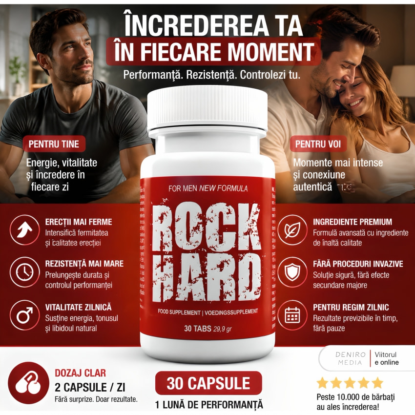 Pastile Potentă Tare Ca Piatră 30capsule