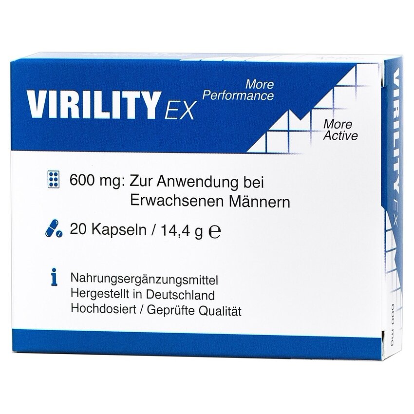 Pastile VirilityEx Vegan Premium 20 buc