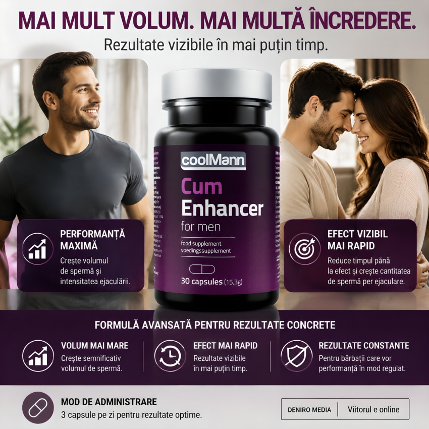 Pastile Volum Spermă Cum Enhancer 30 capsule