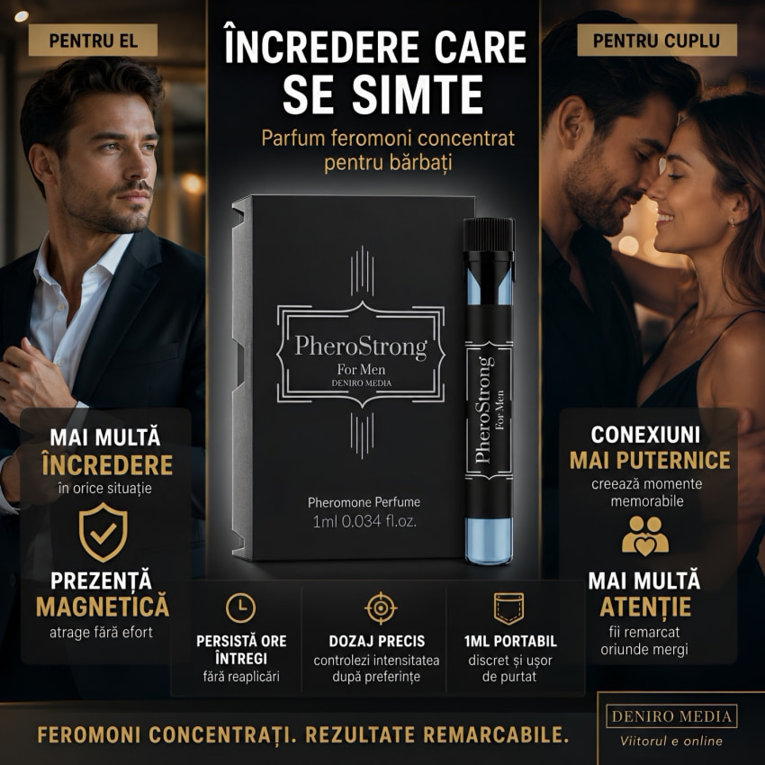 PheroStrong Concentrate — Parfum Feromoni Pentru Bărbați 1ml