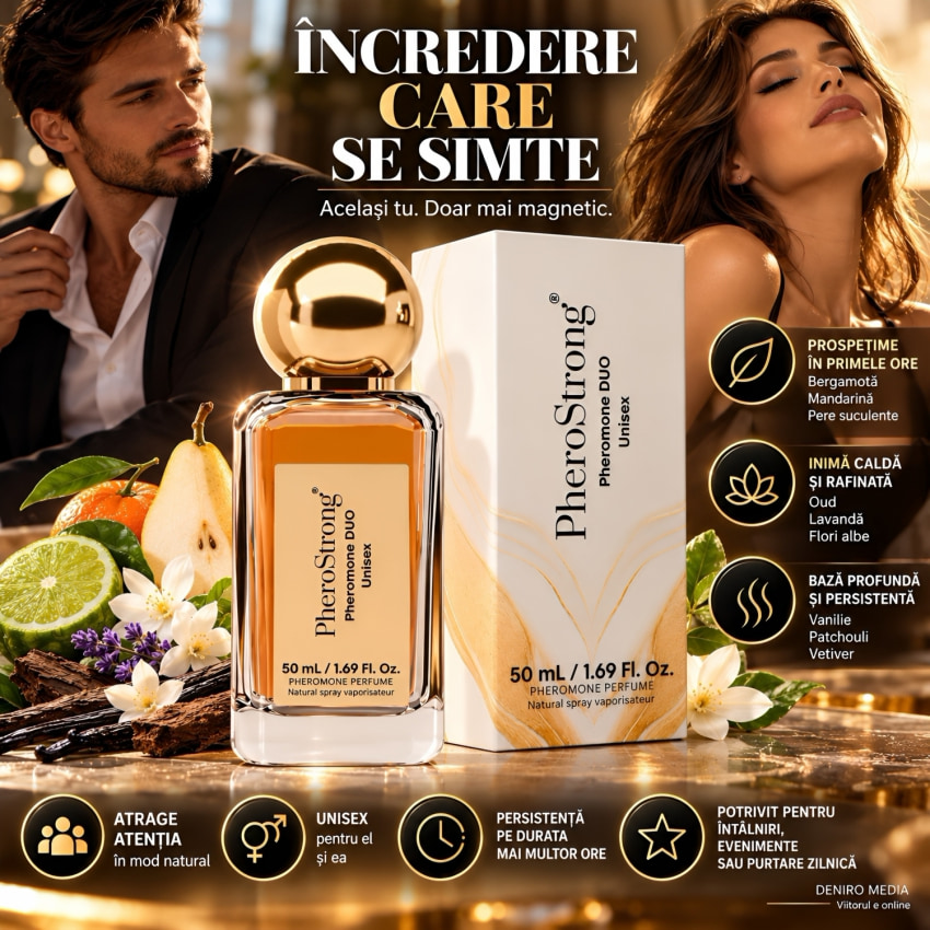PheroStrong Pheromone DUO Unisex pentru Atracție 50ml