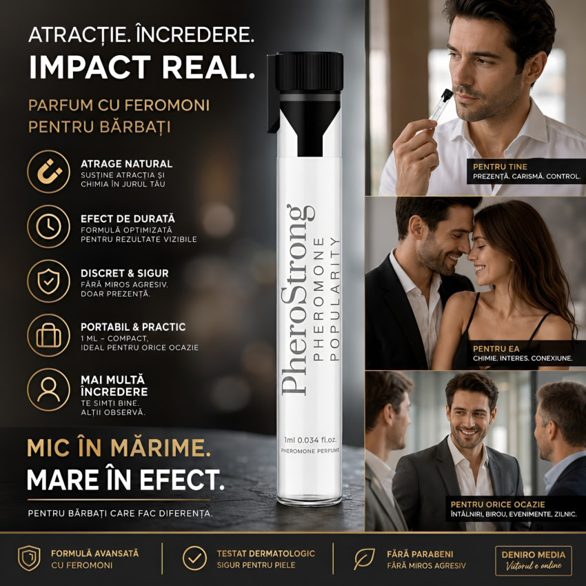PheroStrong Popularity — Feromon Discret Masculi 1 ml