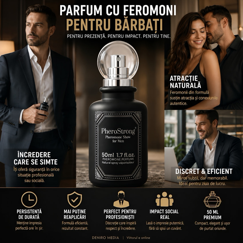 PheroStrong Show — Parfum Bărbătesc Discret, 50 ml