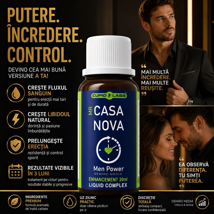 Picături Casă Nova Pentru Potență Și Mărire 20ml