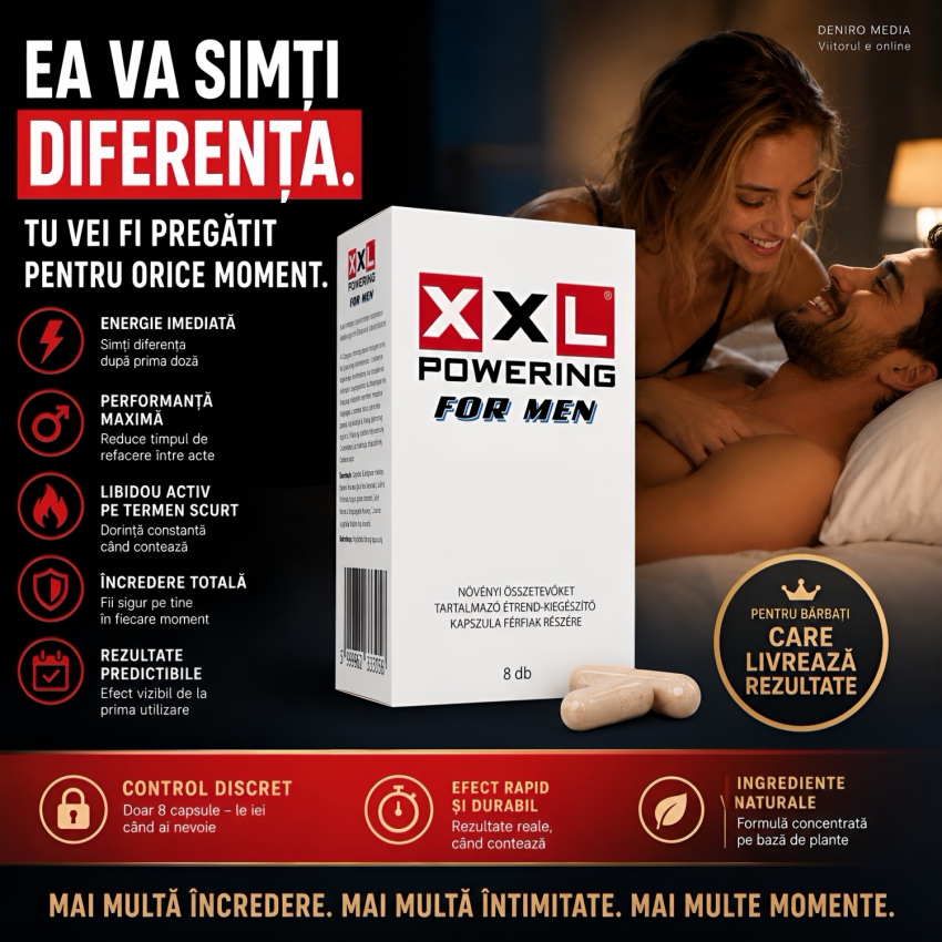 Potență Maximă Pills XXL Powering Satisfy — 8 Capsule