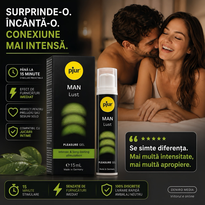 Pjur MAN Lust – Gel Stimulant Pentru Masculi 15ml