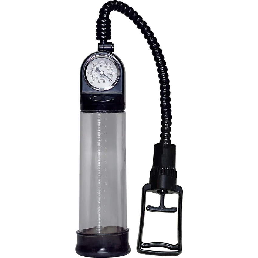 Pompă Penis Deluxe Negru