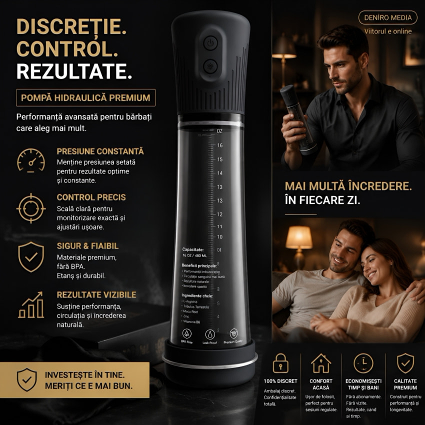 Pompă Sex Dorcel Hydro Pump Negru