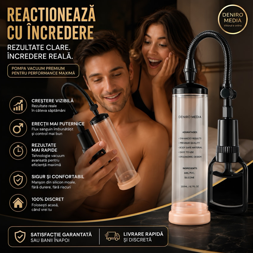 Pompă Penis Maximizer Worx VX1 Transparent