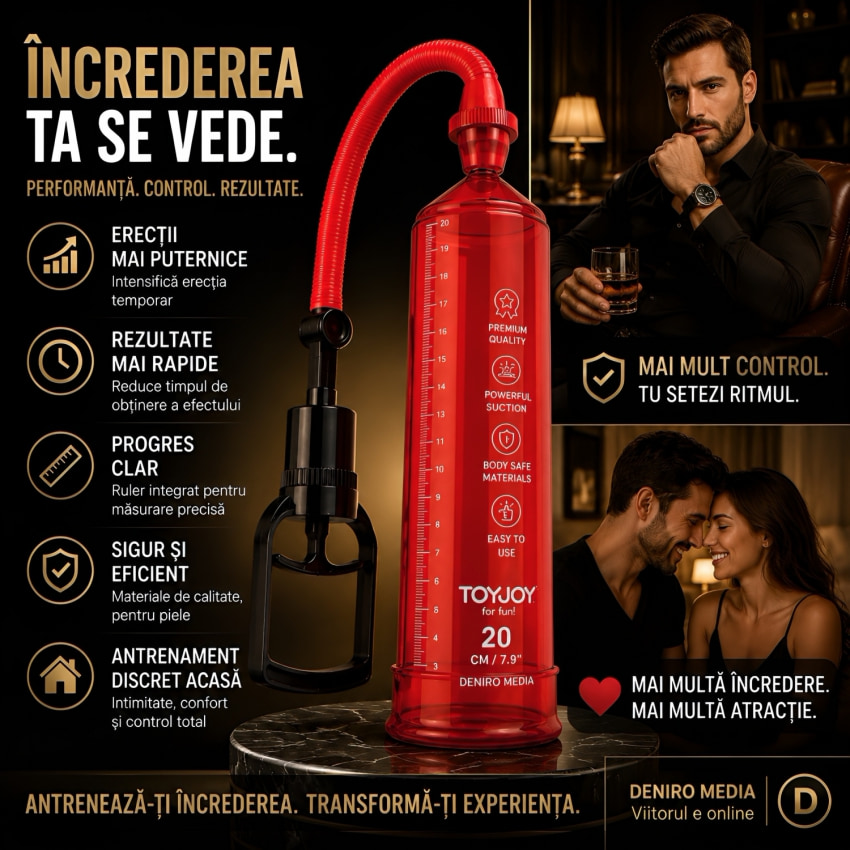 Pompă Sex Power Pump Roșu