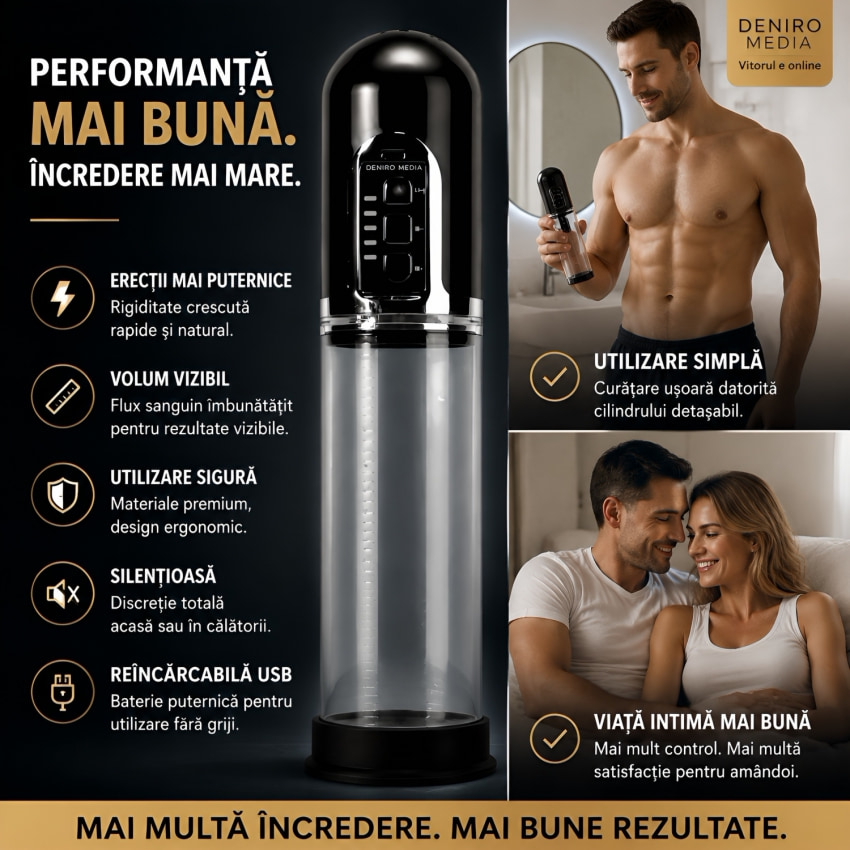 Pompă Sex X-MEN Electric Negru