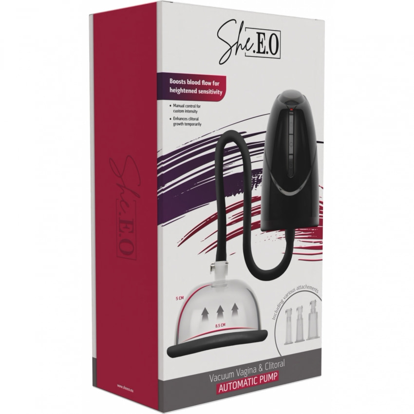 Pompă Vacuum Automată 3 Moduri, Control Reglabil – She.E.O. Negru