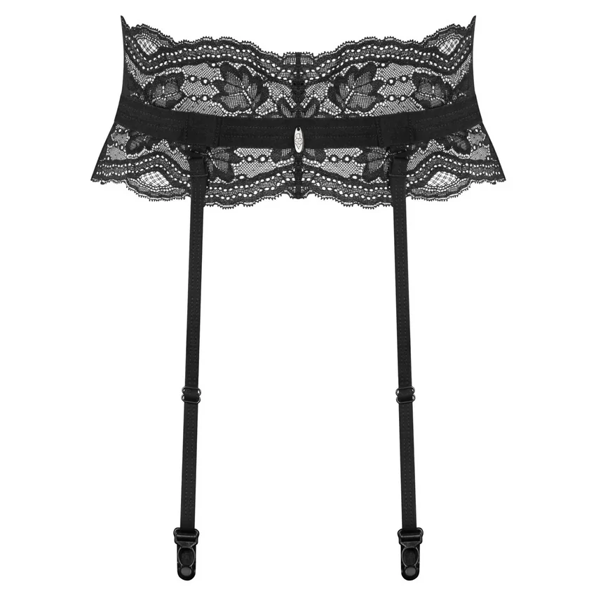 Portjartier Obsessive Nutris Negru XS-S