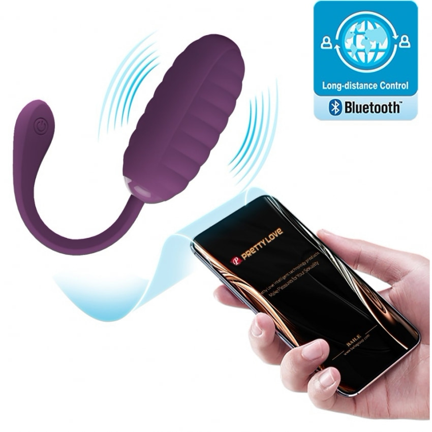Pretty Love Casper Purple — Ou Vibrator 12 Moduri, USB Mov
