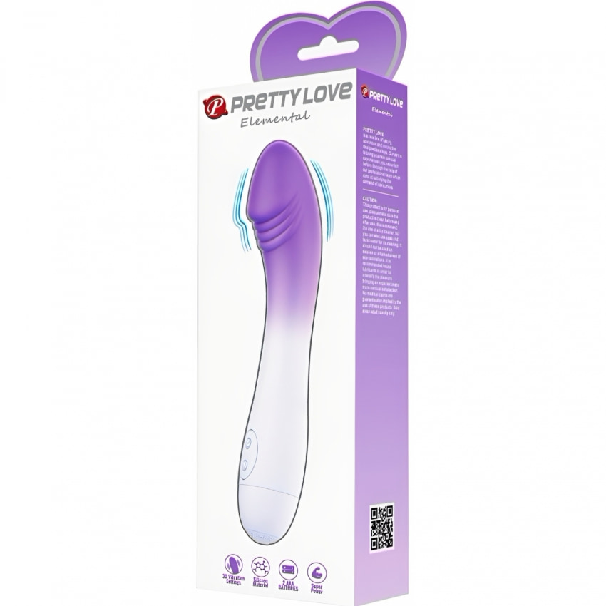 Pretty Love Debra — Vibrator curbat Pentru Punctul G, 30 Moduri Mov