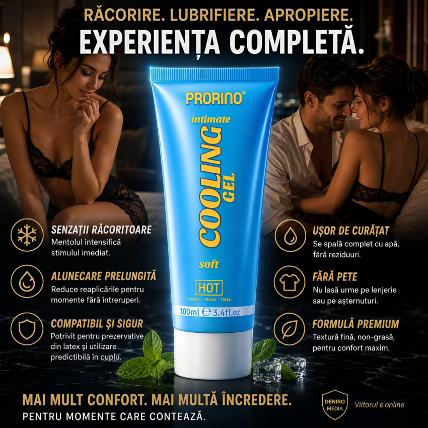 PRORINO Cooling Gel – Efect de Răcire Cu Mentol 100ml