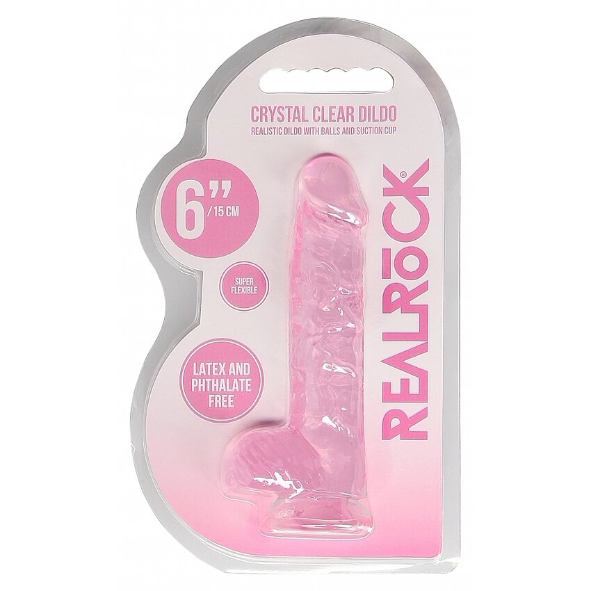 RealRock Crystal Roz 17cm