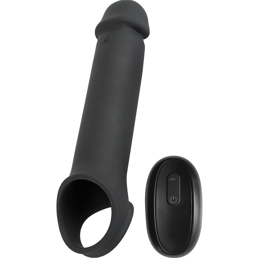 Rebel Extensie +8 cm, 10 Moduri Vibrație, Reîncărcabil Negru