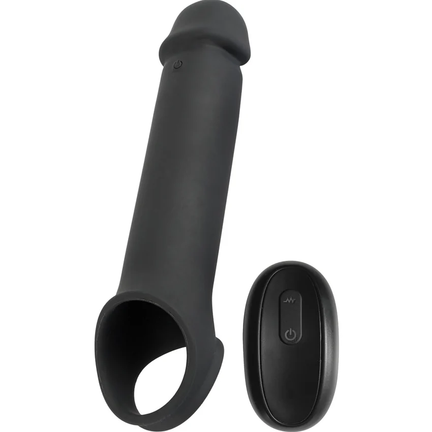Rebel Extensie +8 cm, 10 Moduri Vibrație, Reîncărcabil Negru