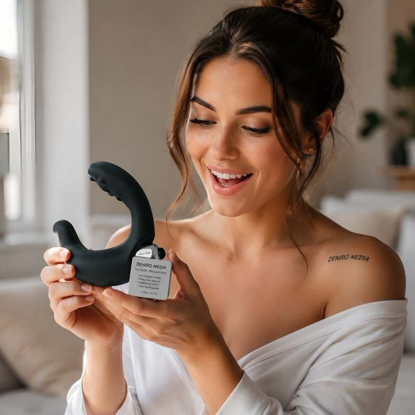 Rebel Prostate Stimulator Negru Silicon
