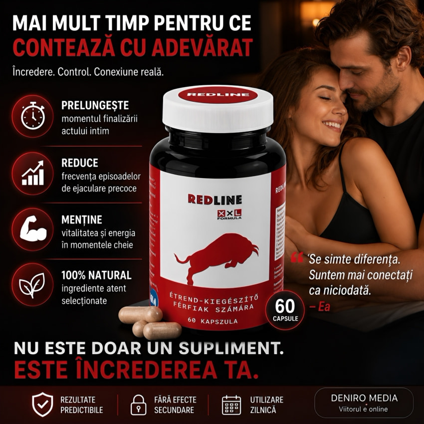 RedLine 60 Pilule cu Extracte Pentru Bărbați