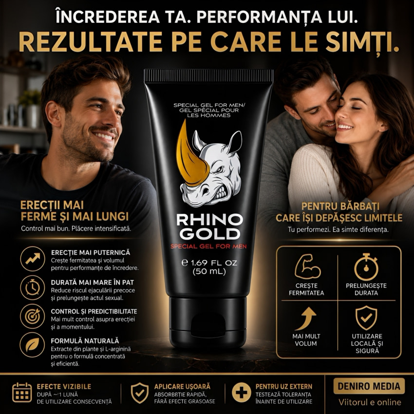 Rhino Gold Gel Mărire Falus 50ml