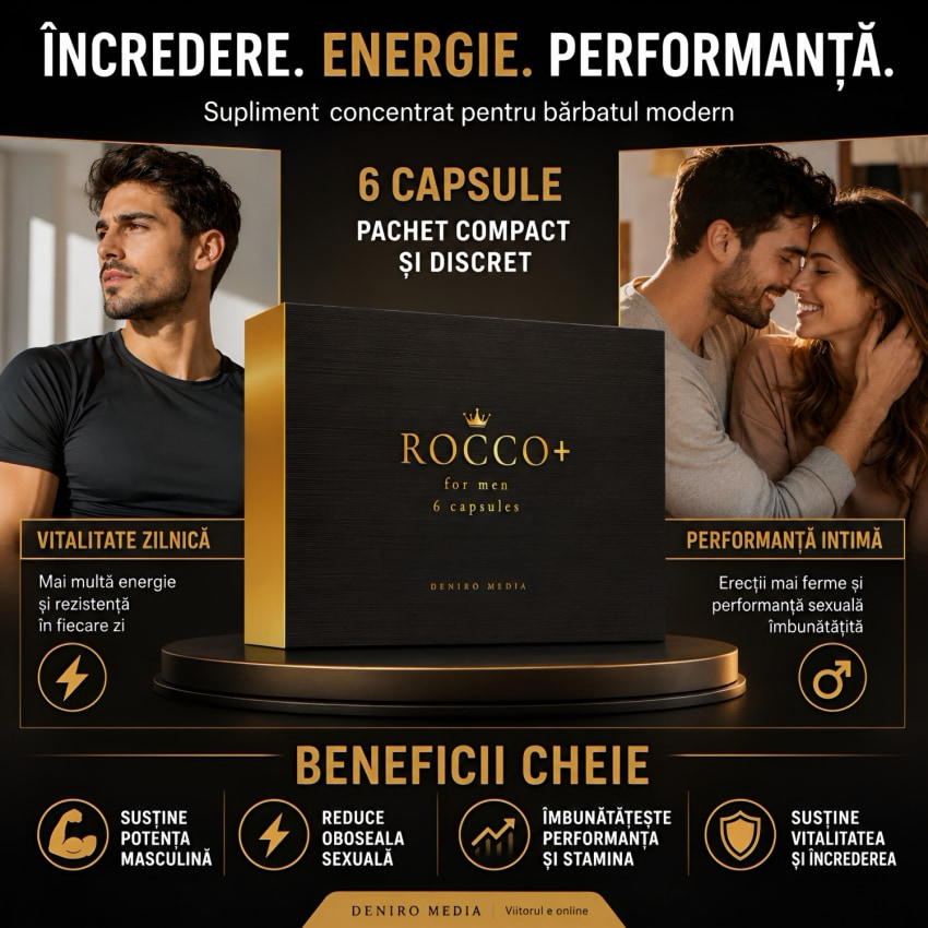 ROCCO Pills - 6 Pastile Pentru Vigoare Discretă