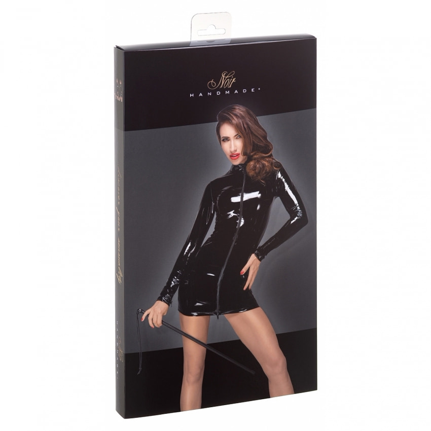 Rochie Noir Handmade F187 Negru L