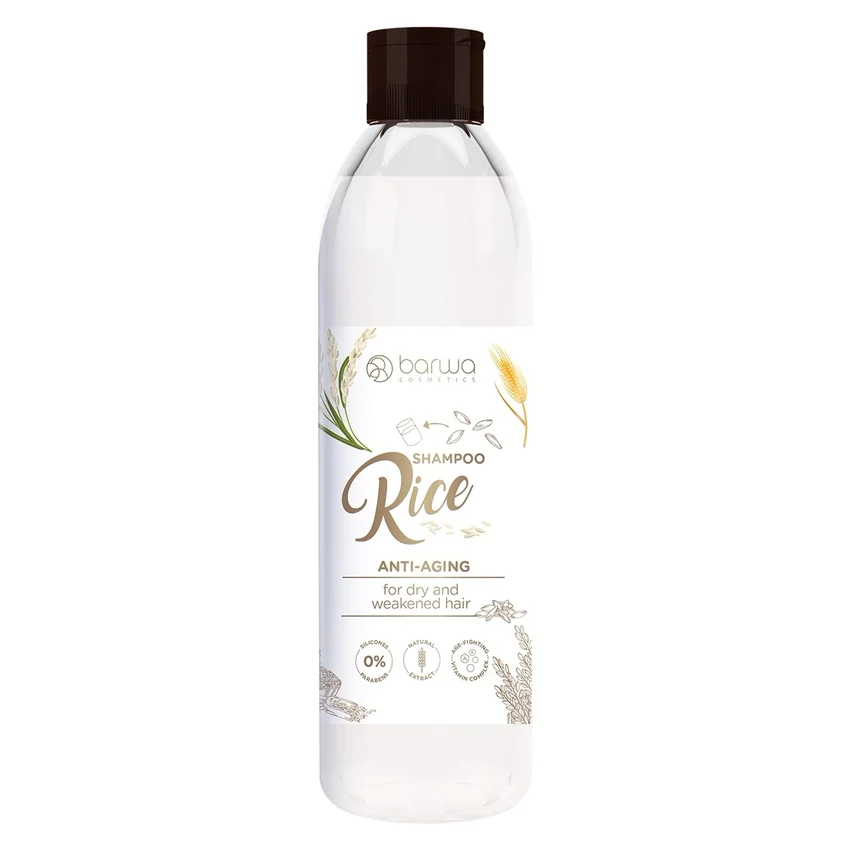 Șampon cu extracte de orez Barwa 300 ml