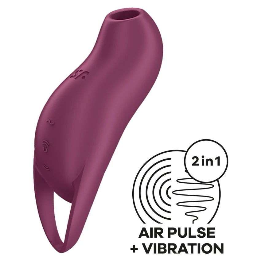 Satisfyer Pocket Pro 1 – Mov, 11+12 Programe, Reîncărcabil
