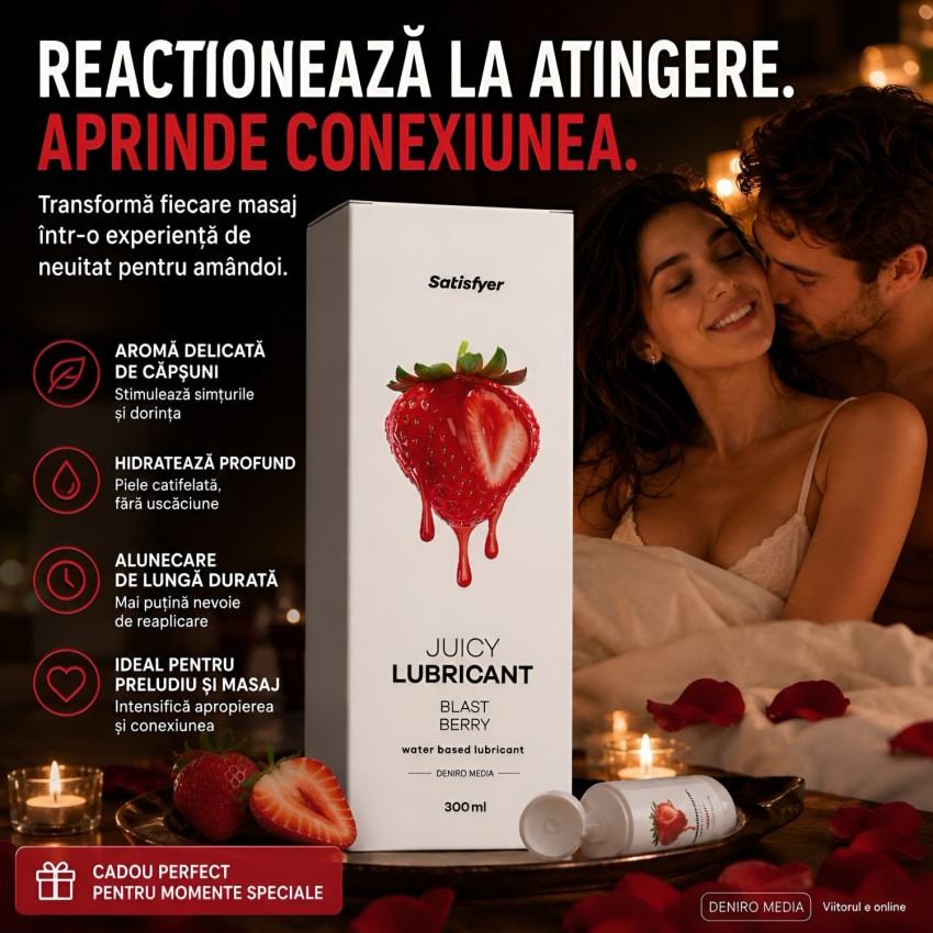Satisfyer Ulei Frecție Căpșuni 250ml