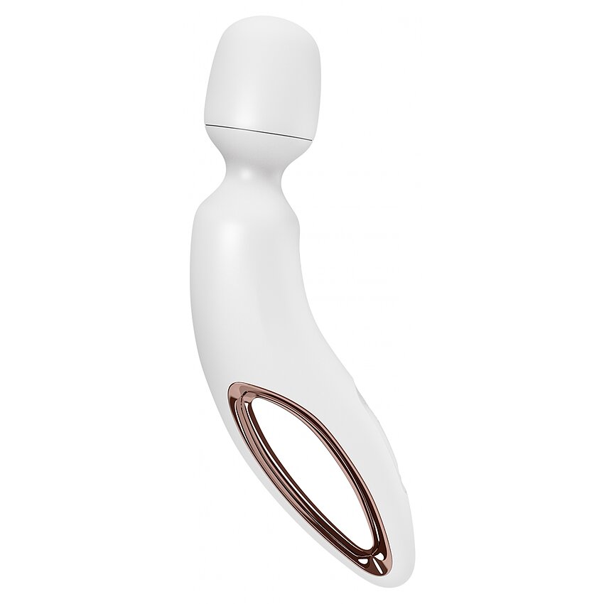 Satisfyer Wand-erland — 50 Programe, IPX7, Reîncărcabil Alb