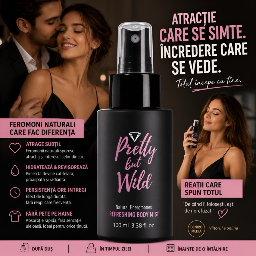 Secret Play Body Mist 100 ml, Hormoni de atracție și Hidratare