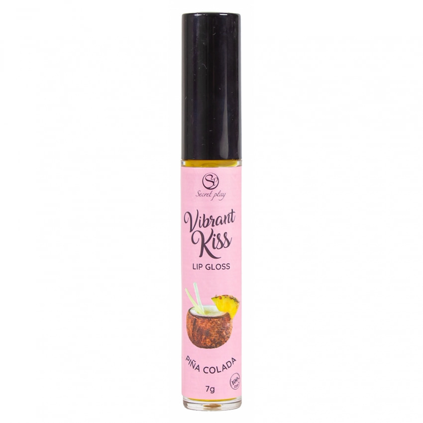 Secret Play Vibrant Kiss — Gloss Pina Colada cu Vibrații