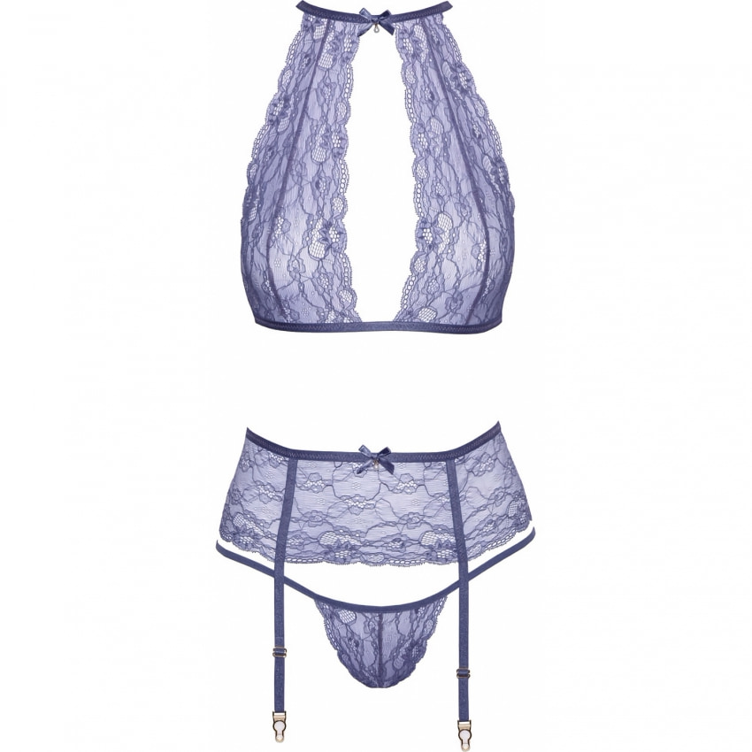 Set din Dantelă Kissable Gianna Mov L-XL