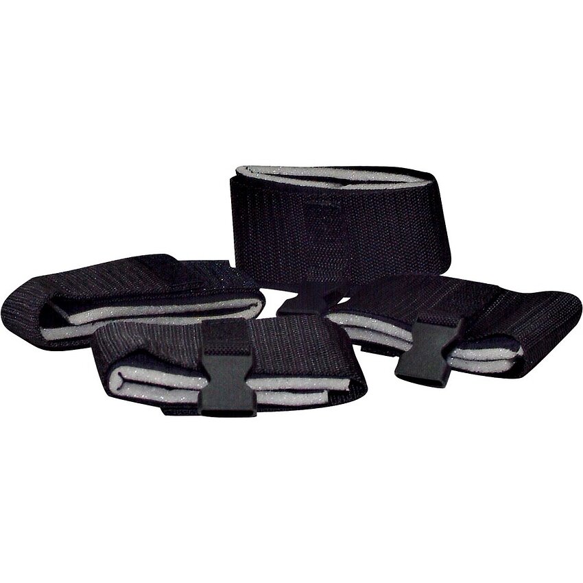 Set 4 Cătușe Bed Shackles Bad Kitty Negru