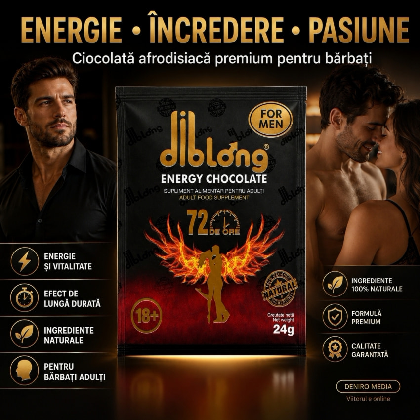 Set 6 x Ciocolată Afrodisiacă Pentru Bărbați Diblong 24g