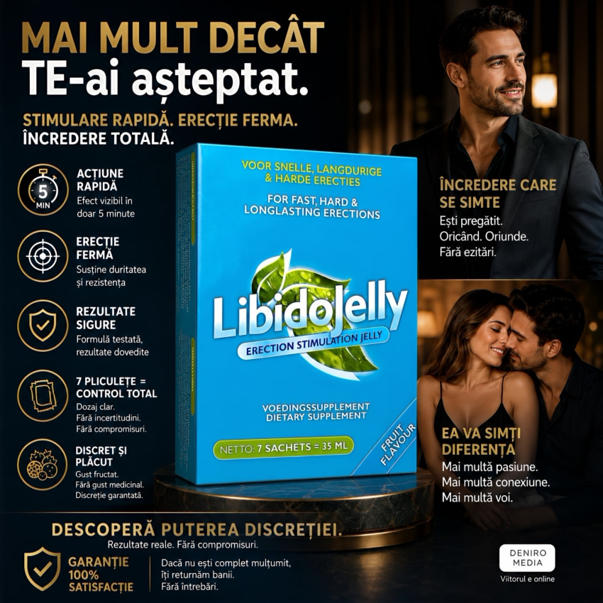 Set 7 Pliculețe Stimulent Erecție Lichid LibidoJelly