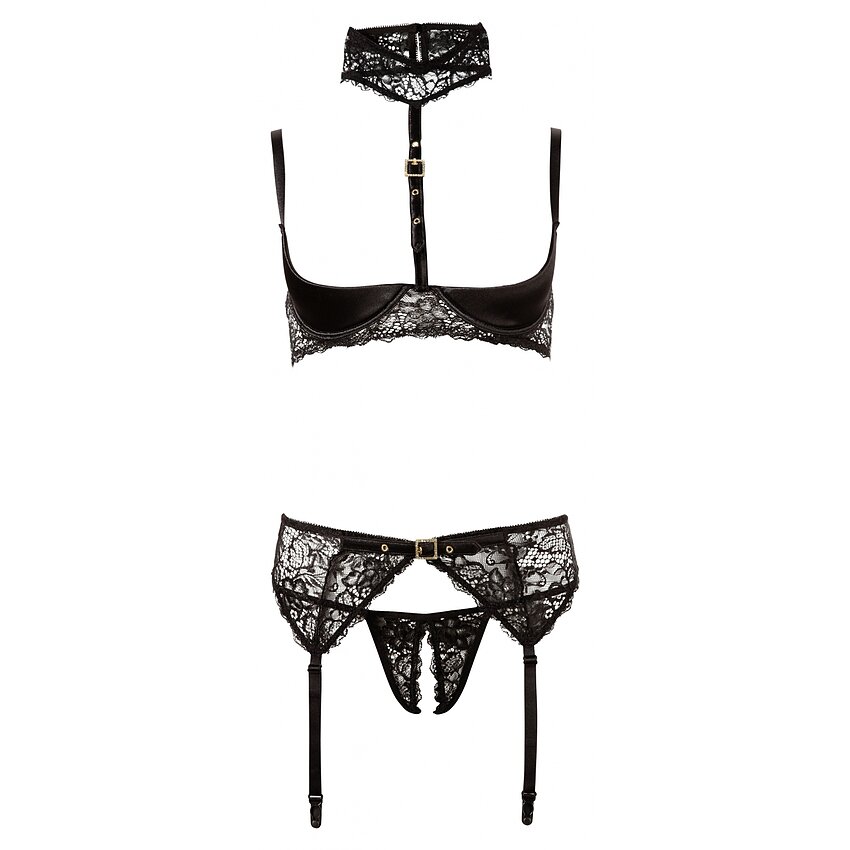 Set Abierta Fina Shelf Top Negru L