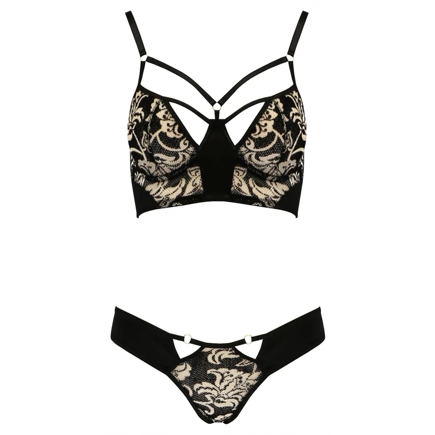 Set Cașmir Victoria Negru L-XL