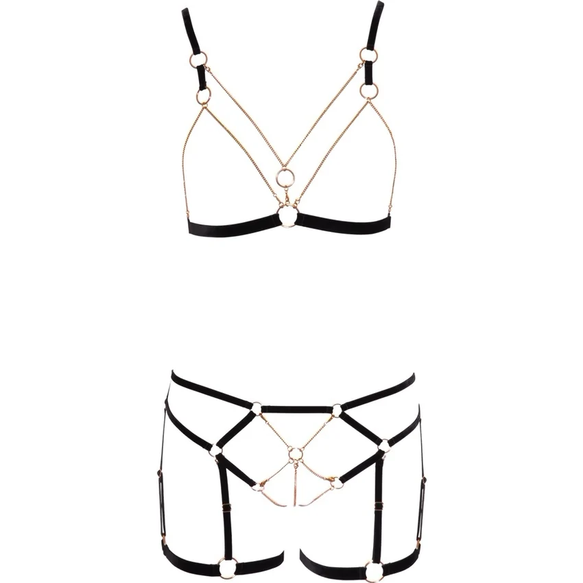Set Cottelli Collection Jayleen Negru XL