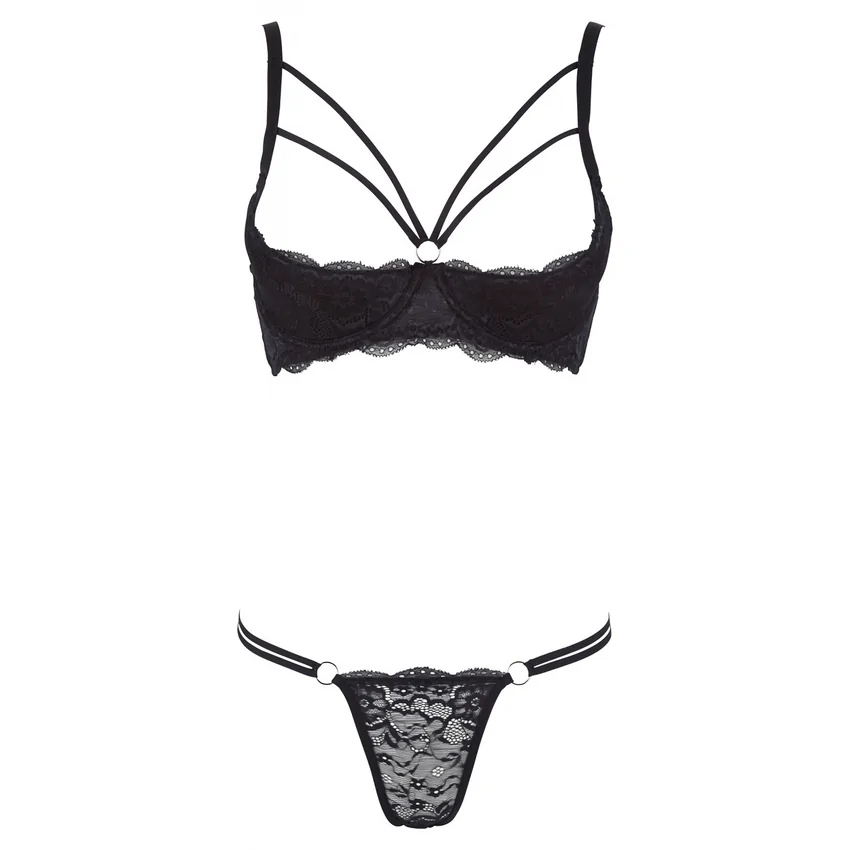 Set Cottelli Collection Kinsley Negru S