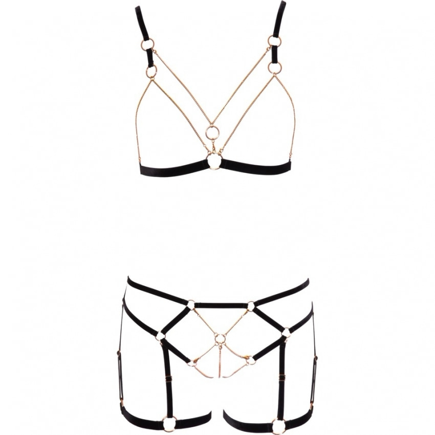 Set Cottelli Collection Jayleen Negru S