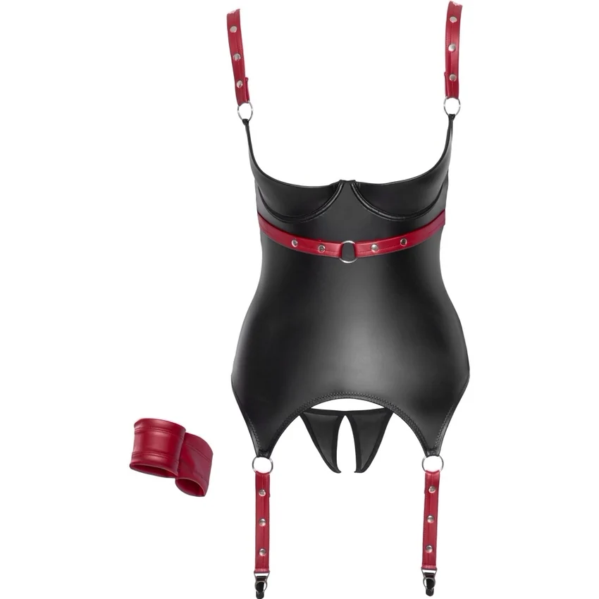Set Erotic Cottelli Collection Tie Me Negru L