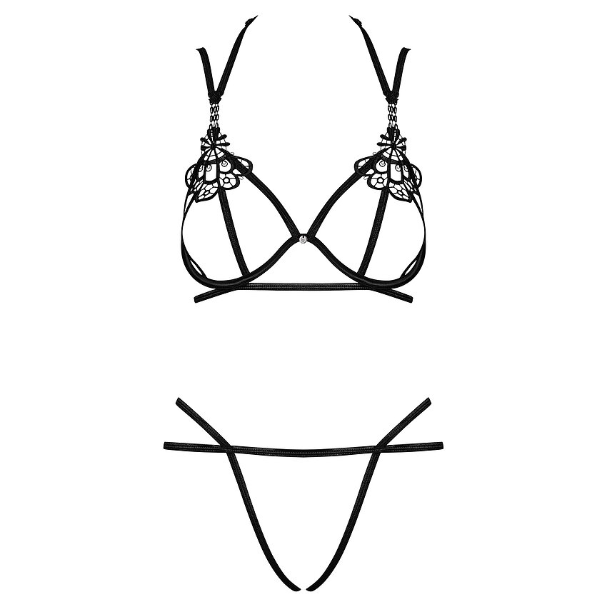 Set Erotic Obsessive Badossa Negru L-XL