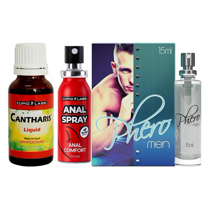 Set Intens: Plăcere Totală — Spray, Picături Și Parfum