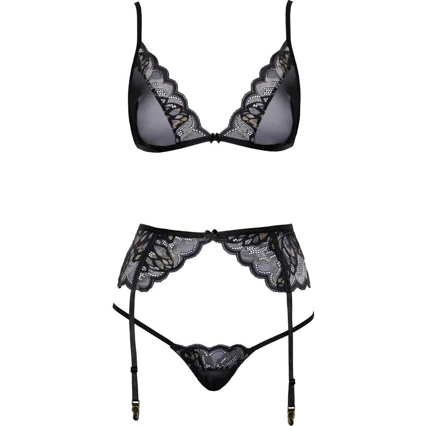 Set Kissable Evelyn Negru L-XL