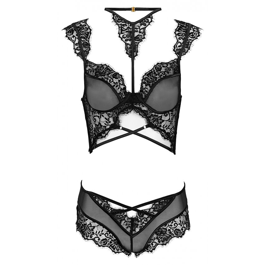 Set LivCo Palmenom Negru L-XL