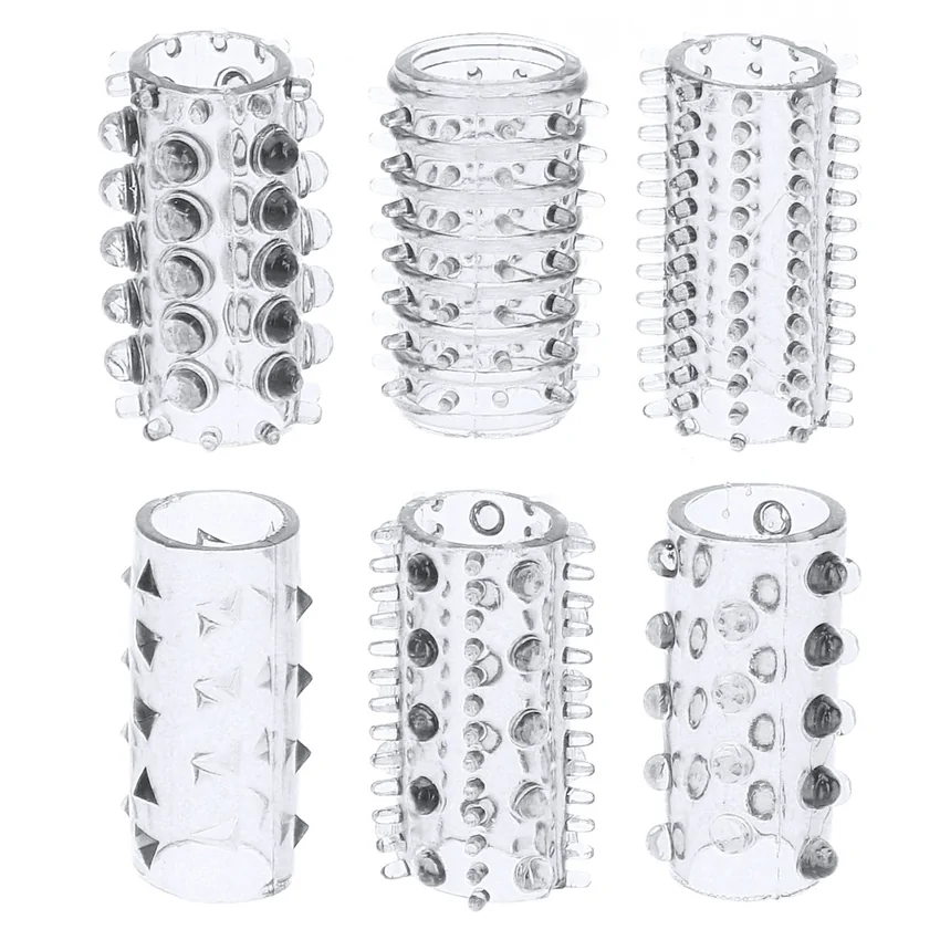 ToyJoy Power Sleeve Set 6 Manșoane Elastice Transparente
